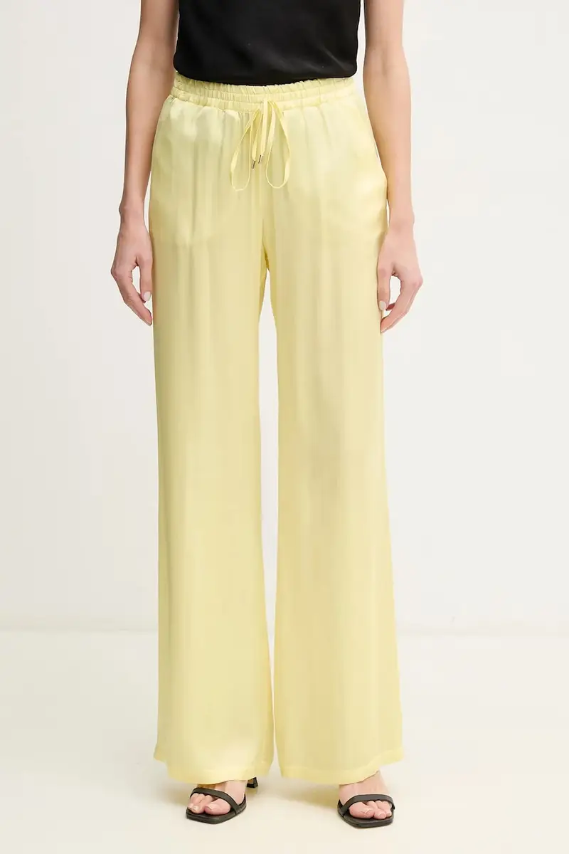 pantaloni donna colore giallo 56TP078EL1