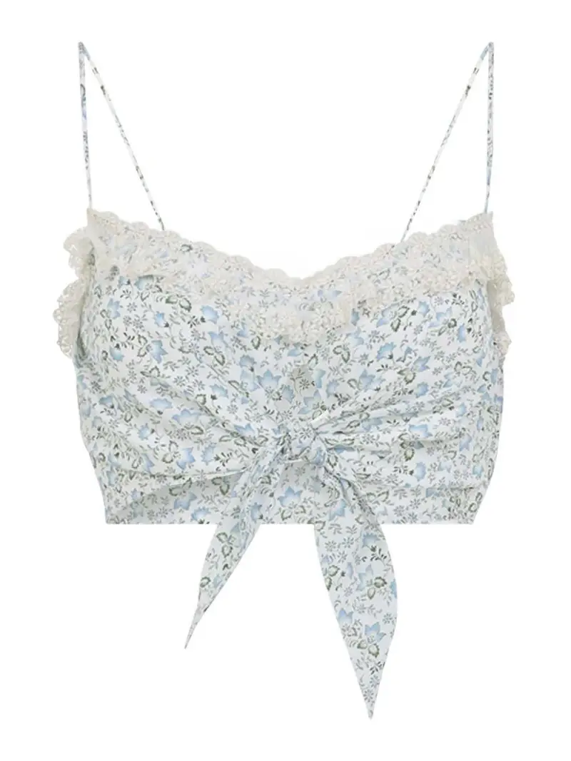 Parte superiore in seta Bianco