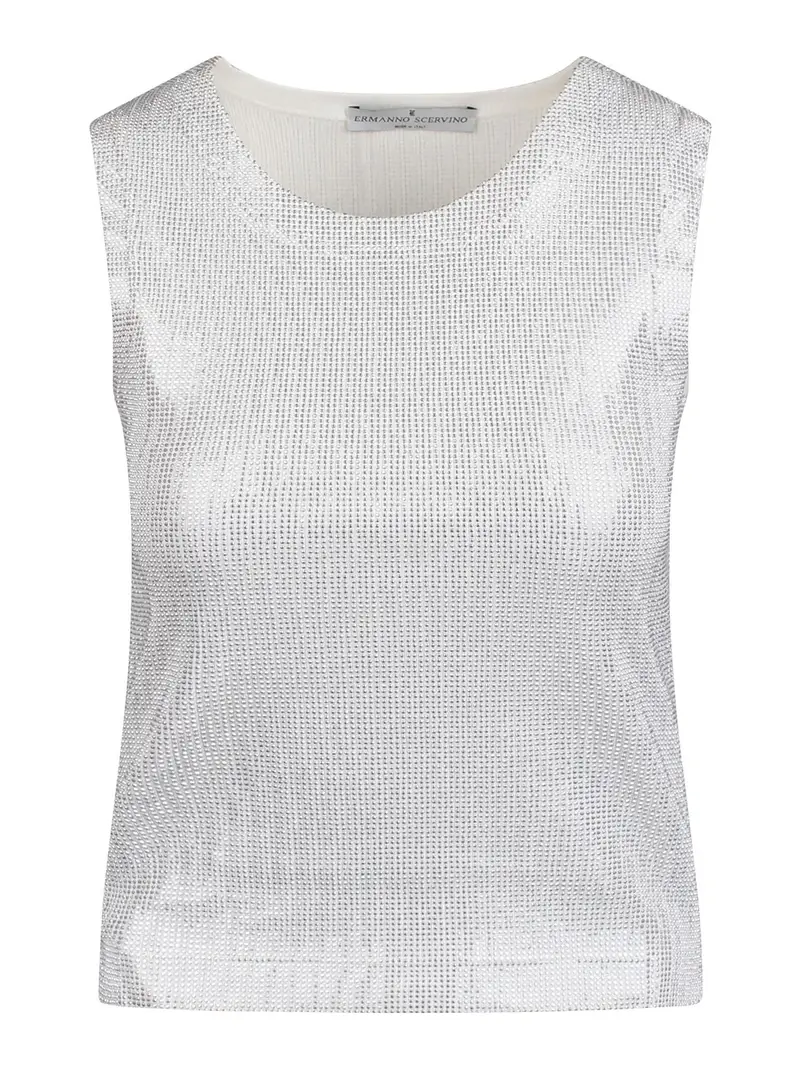 ERMANNO SCERVINO Top Argento 4124840