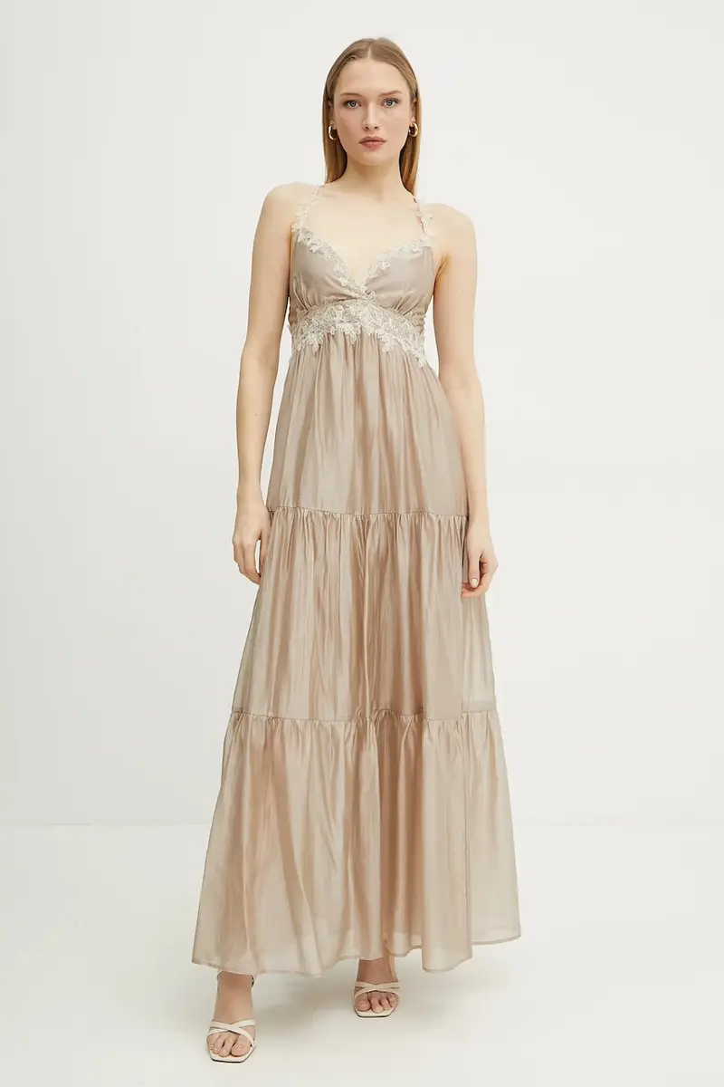 vestito colore beige 56TQ029ES3