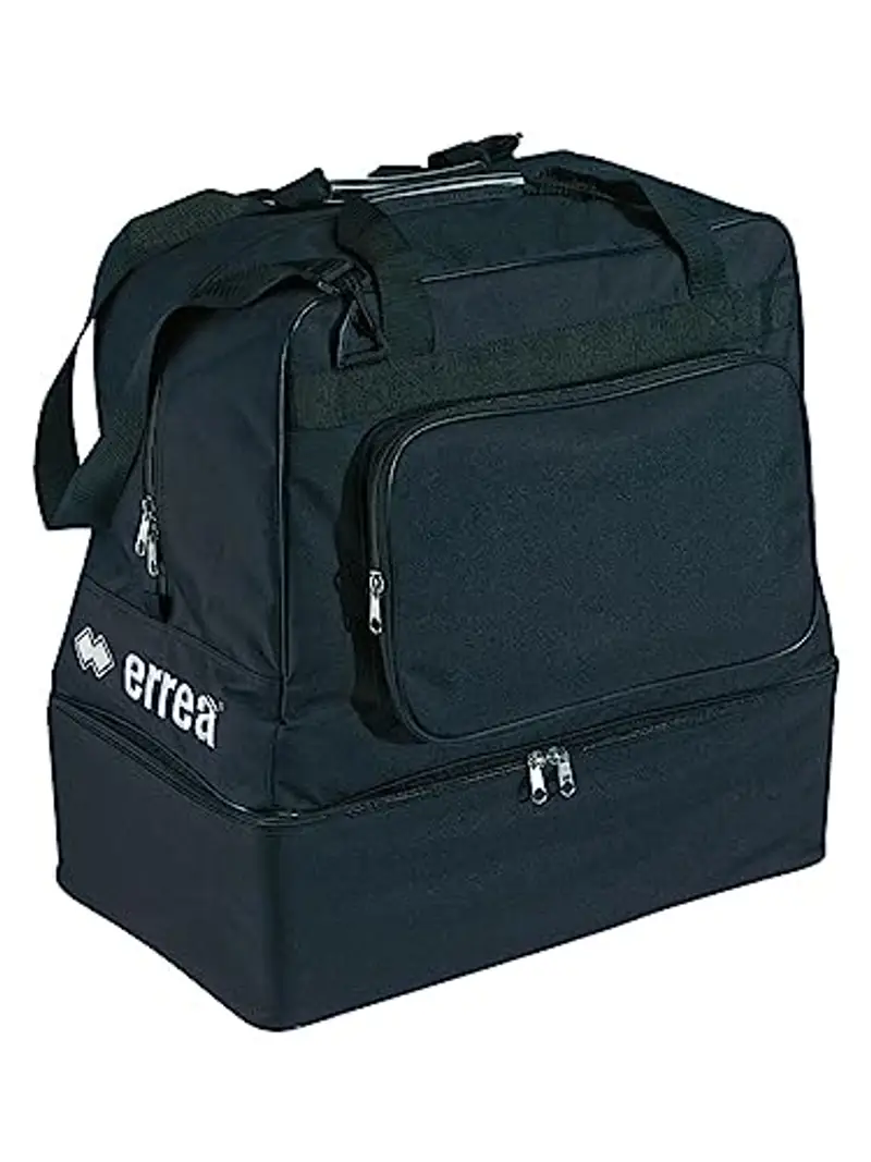 Errea Basic, Borsone Sportivo Unisex – Adulto, Nero, Cm 52 X 32 X 53