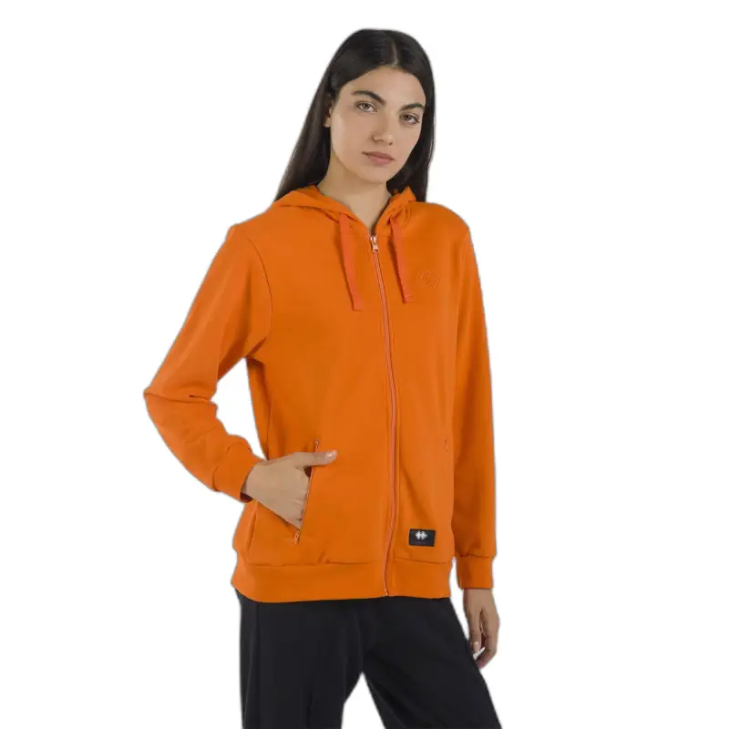 Felpa con cerniera a cappuccio da donna Errea Tech 01 AD