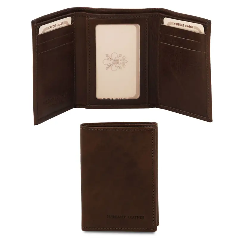 Esclusivo portafoglio in pelle Testa di Moro