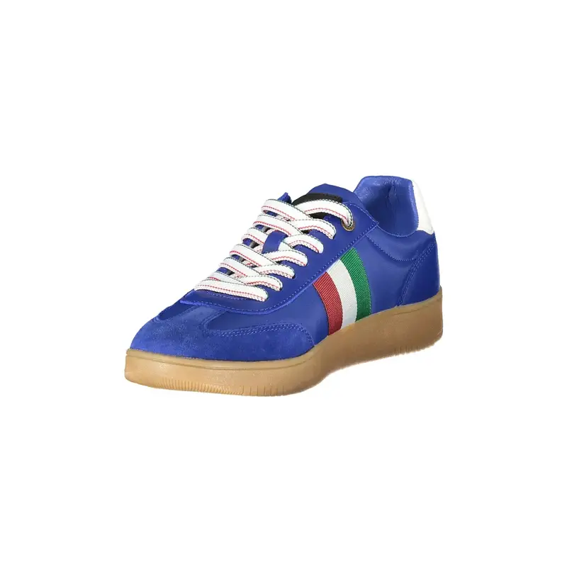 Scarpe Sportive Uomo Blu Aviazione con Logo miniatura 3
