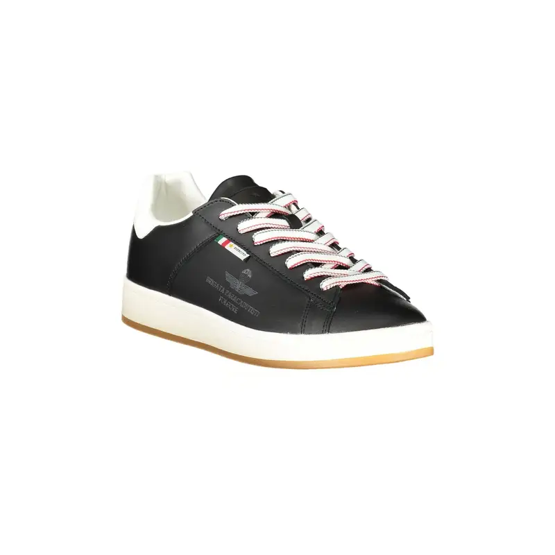 Scarpe Sportive Uomo Nere con Dettagli a Contrasto Nero miniatura 2