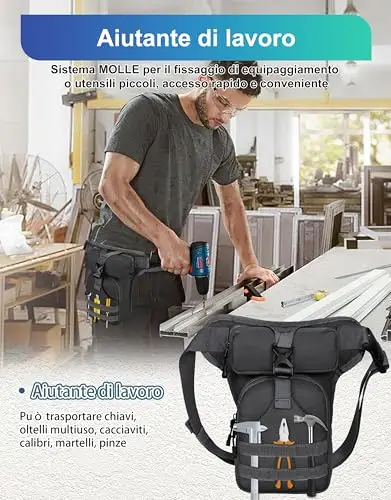 Eshow Borsello Uomo Grigio 2596310 miniatura 2