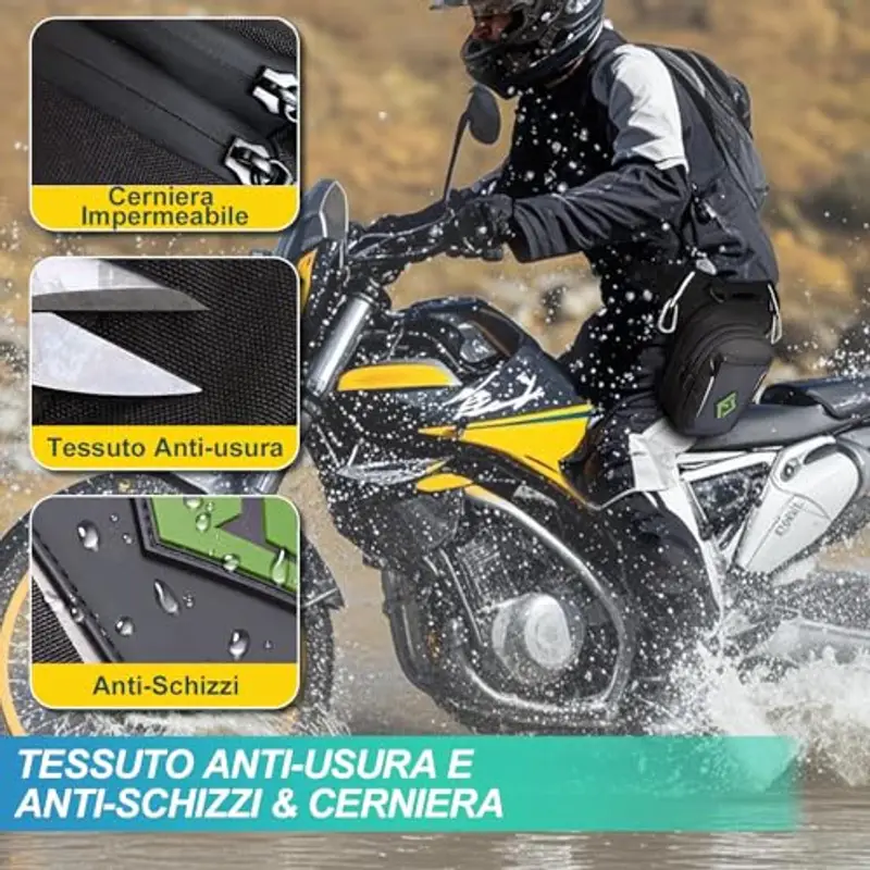 Eshow Borsello Uomo Nero 1601716 miniatura 2