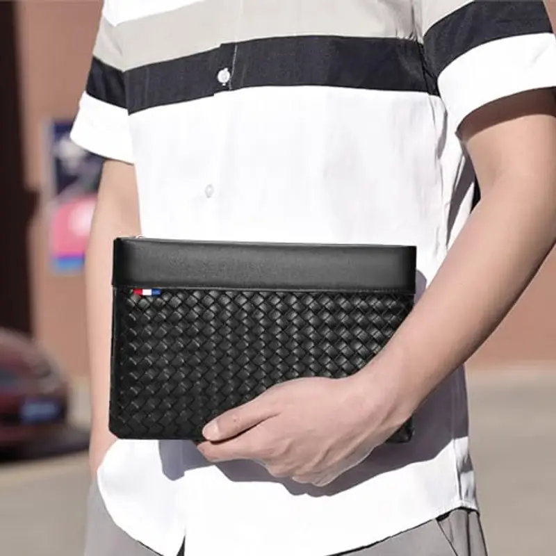 Eshow Borsello Uomo Nero 2165307 miniatura 2