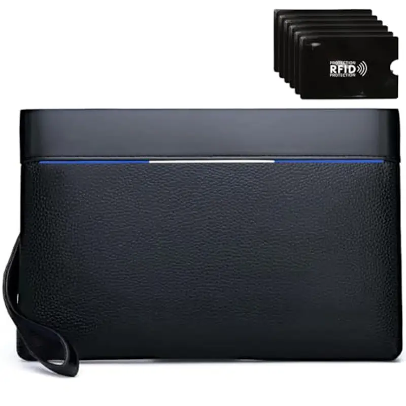 Eshow Borsello Uomo Nero 1597497