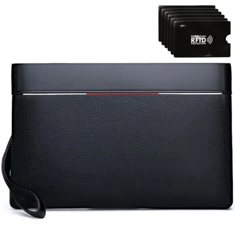 Eshow Borsello Uomo Nero 940703