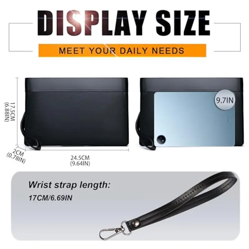 Eshow Borsello Uomo Nero 786455 miniatura 3