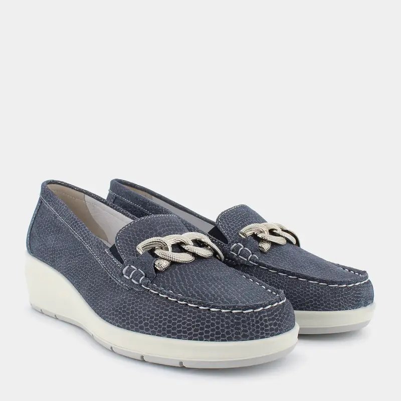 ESSEM Mocassini Donna Blu 2965399 miniatura 2