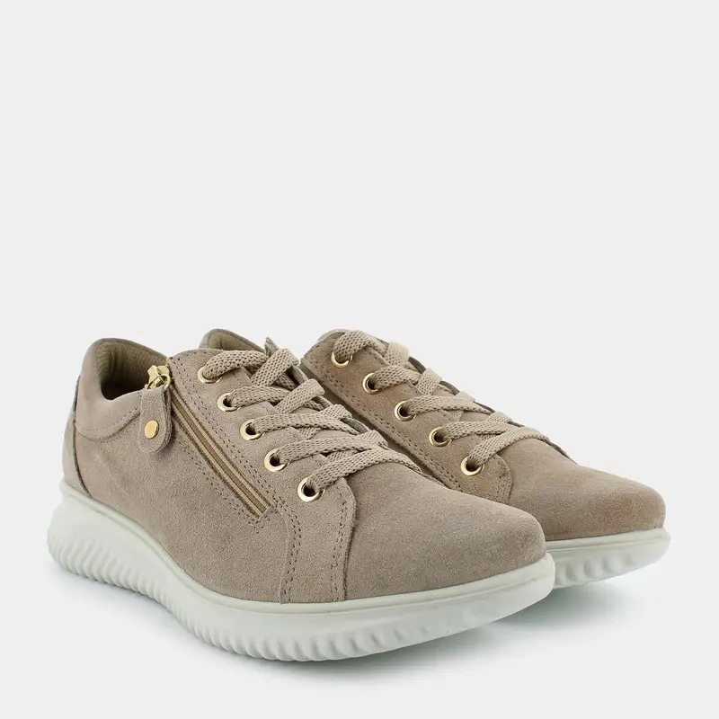 Sneakers Essem da Donna, beige miniatura 2