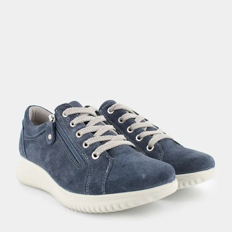 Sneakers Essem da Donna, blu miniatura 2