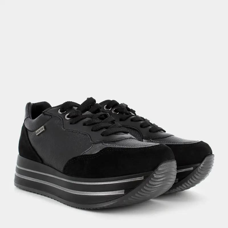 Sneakers Essem da Donna, nero miniatura 2