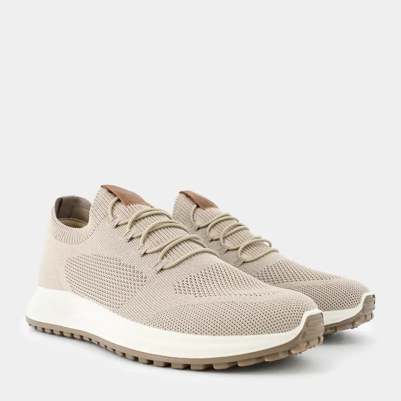 Sneakers Essem da Uomo, beige miniatura 2
