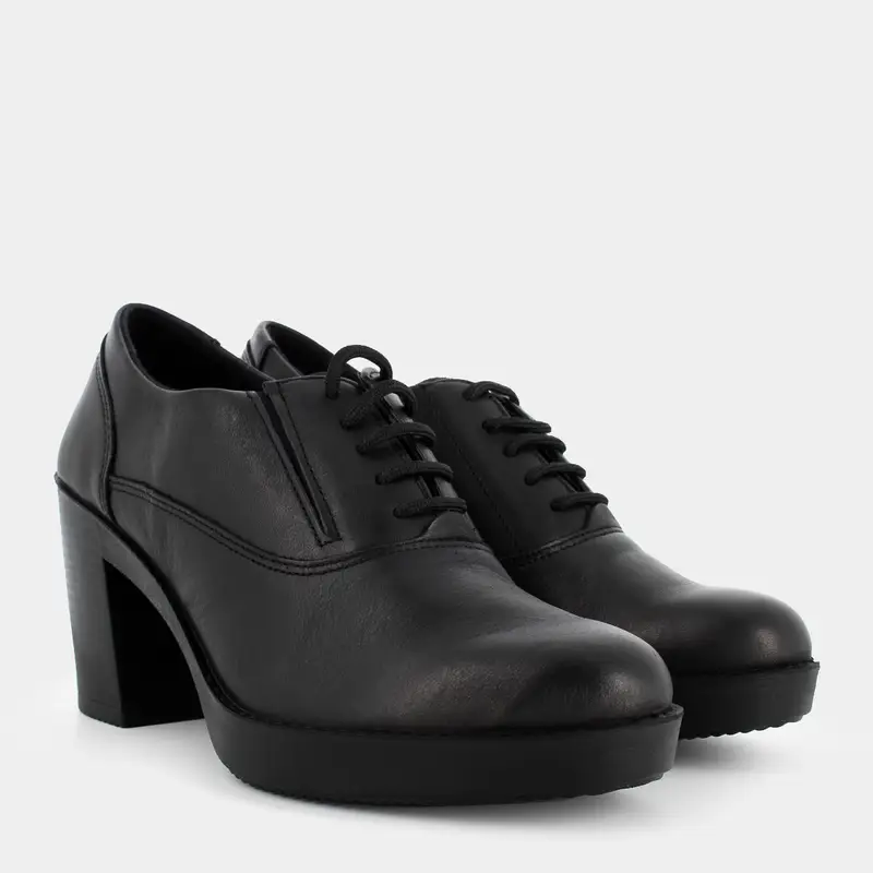 Stringate Essem da Donna, nero miniatura 2