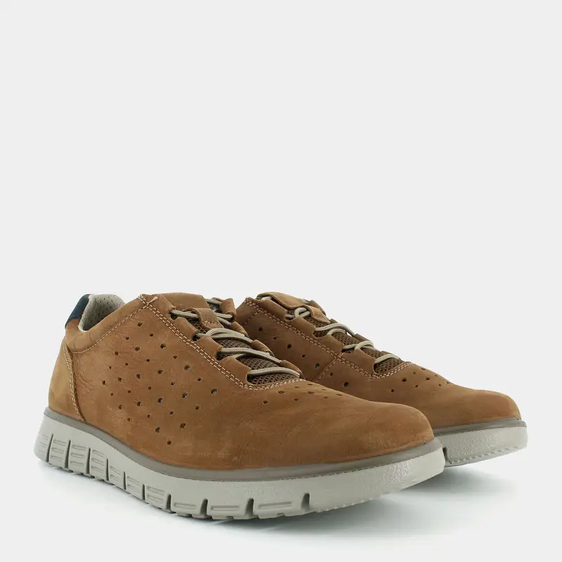 Stringate Essem da Uomo, marrone miniatura 2