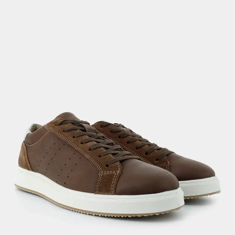 Stringate Essem da Uomo, marrone miniatura 2