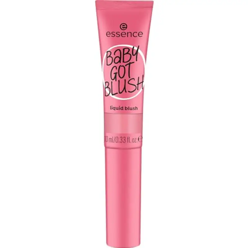 Essence Baby GOT BLUSH - Fard liquido, n. 10, colore rosa, risultato espresso, ad asciugatura rapida, naturale, vegano, privo di parabeni e di particelle di microplastica, confezione da 10 ml miniatura 2