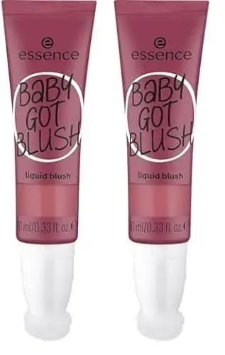 Essence, Baby Got Blush, Fard liquido, n. 20, colore viola, risultato espresso, ad asciugatura rapida, naturale,
