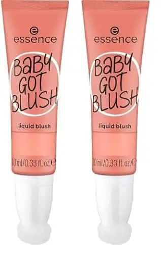 Essence Baby GOT BLUSH - Fard liquido, n. 40, colore nude, risultato espresso, ad asciugatura rapida, naturale, vegano,