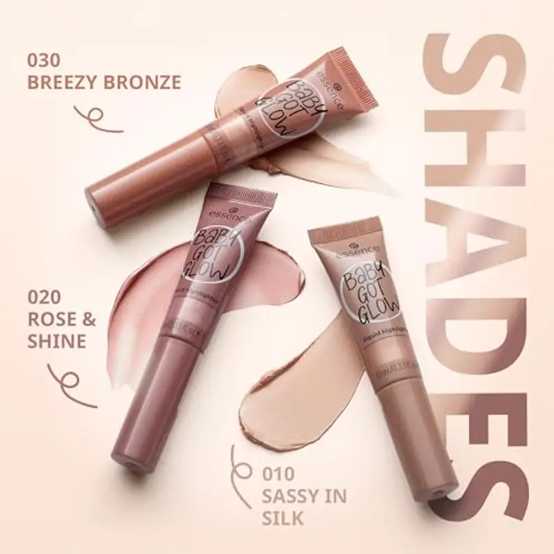 essence Baby Got Glow n. 10 - Illuminante liquido, oro, ideale per definire, risultato immediato, facile da rimuovere miniatura 2
