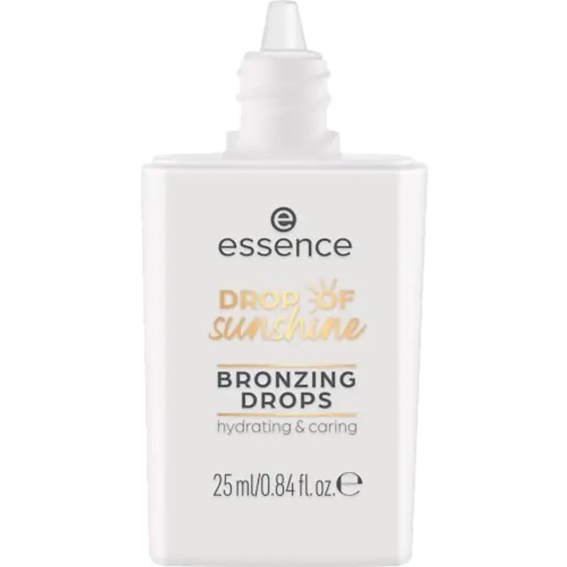 Essence Cosmetics Drop Of Sunshine Gocce Viso Effetto Abbronzante, Idratante, con Vitamine, Curativo, Naturale, Luminosa, 25 ml