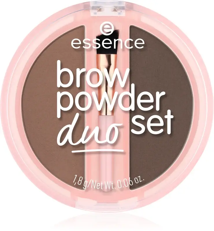essence Duo kit per sopracciglia colore 02 Medium 1,8 g