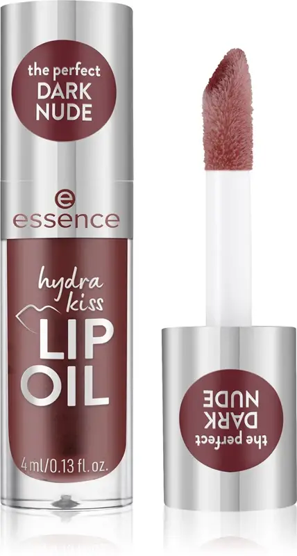 essence Hydra Kiss olio idratante per le labbra colore 08 Mocha Glow 4 ml