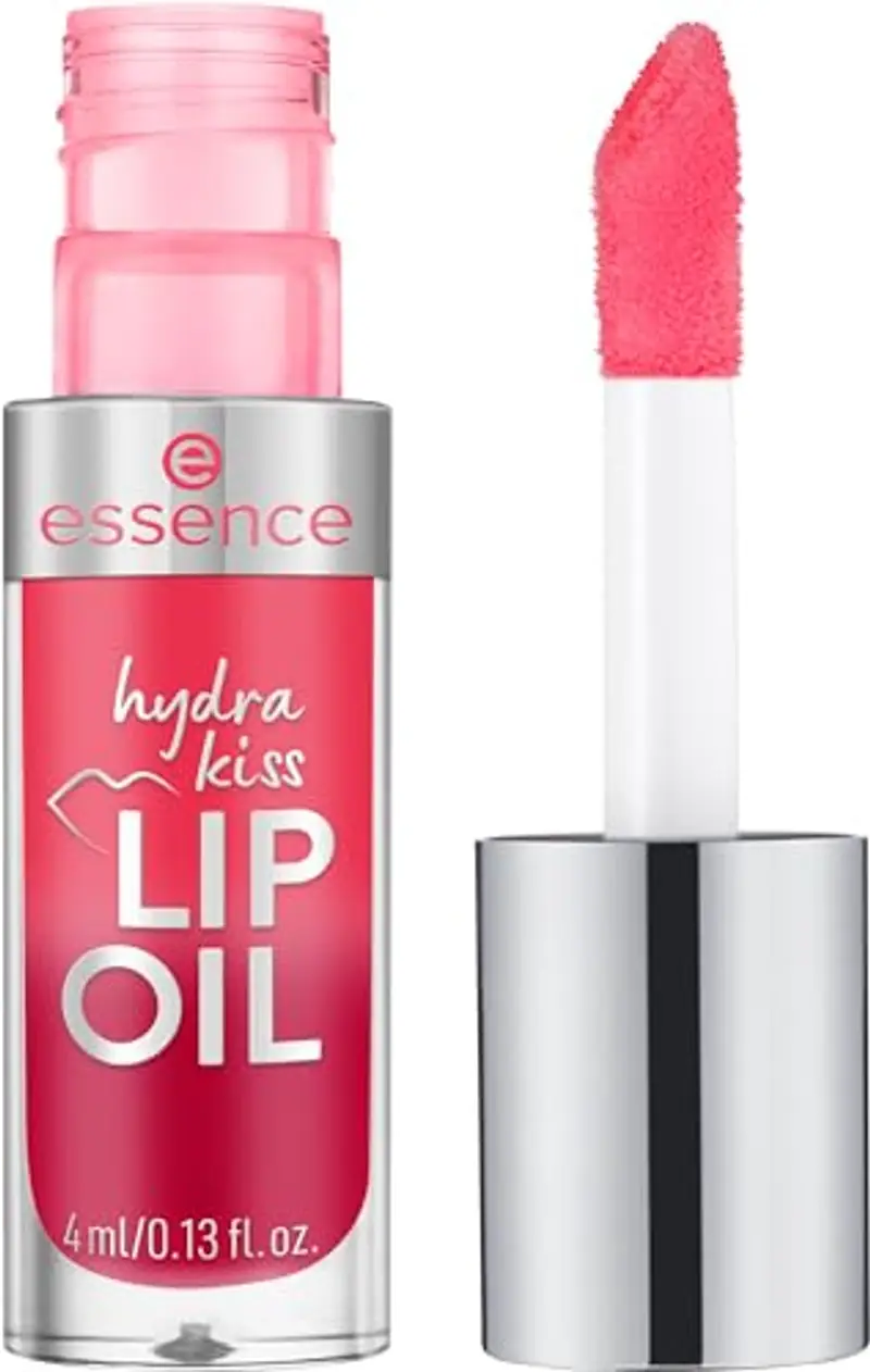Essence Cosmetics hydra kiss OLIO LABBRA, idratante, curativo, con oli, lucida, rugiadosa, 4 ml