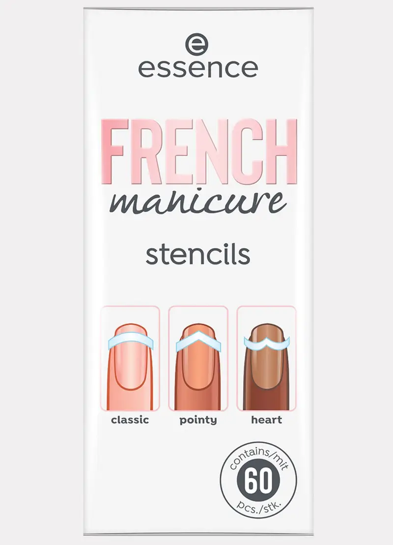 ESSENCE, Essence Essence_unghie_frenchmanicure Stencil Unghie 01, Donna, Bianco, Taglia: FASUL