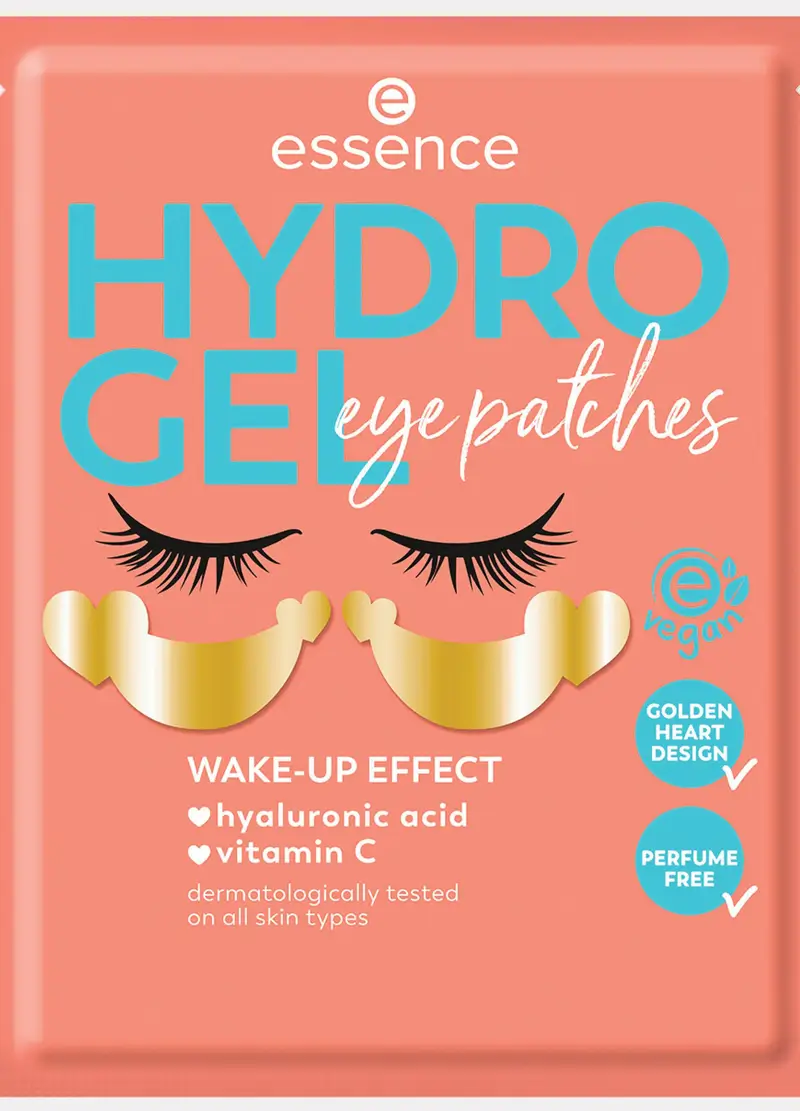 Essence Hydro Gel Patch Occhi In Gel Ad Azione Rinfrescante E Idratante 02, Donna, Giallo Oro
