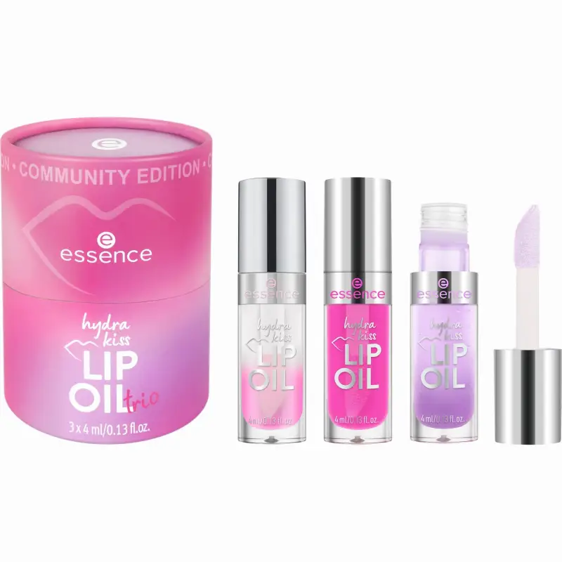 Labbra HYDRA KISS LIP OIL TRIO set labbra - Gloss, Cofanetti make up miniatura 3