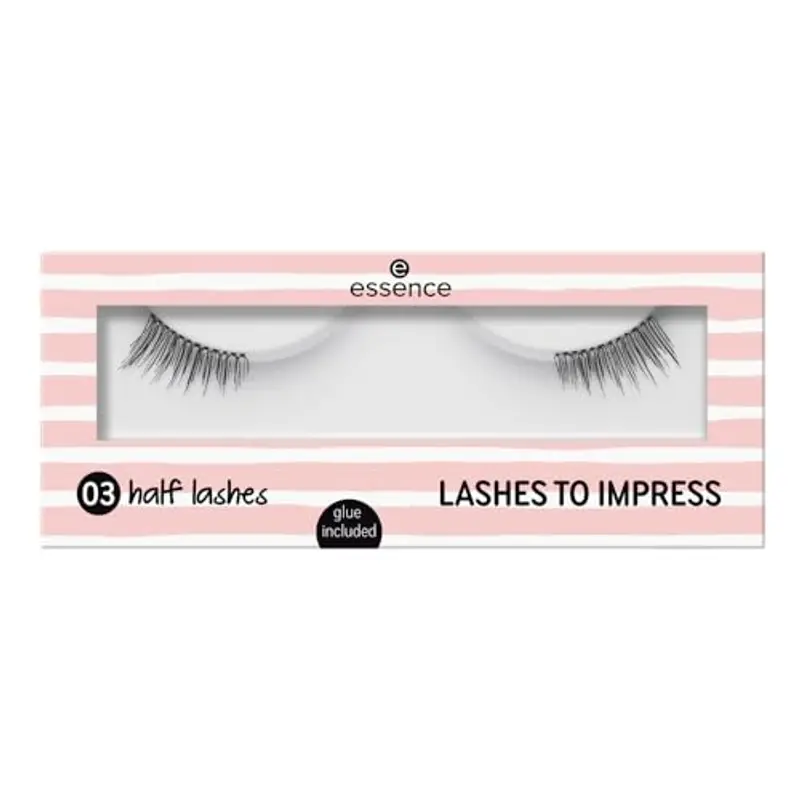 essence LASHES TO IMPRESS ciglia finte, lunga durata, volumizzante, arricciante, definizione (1pair)