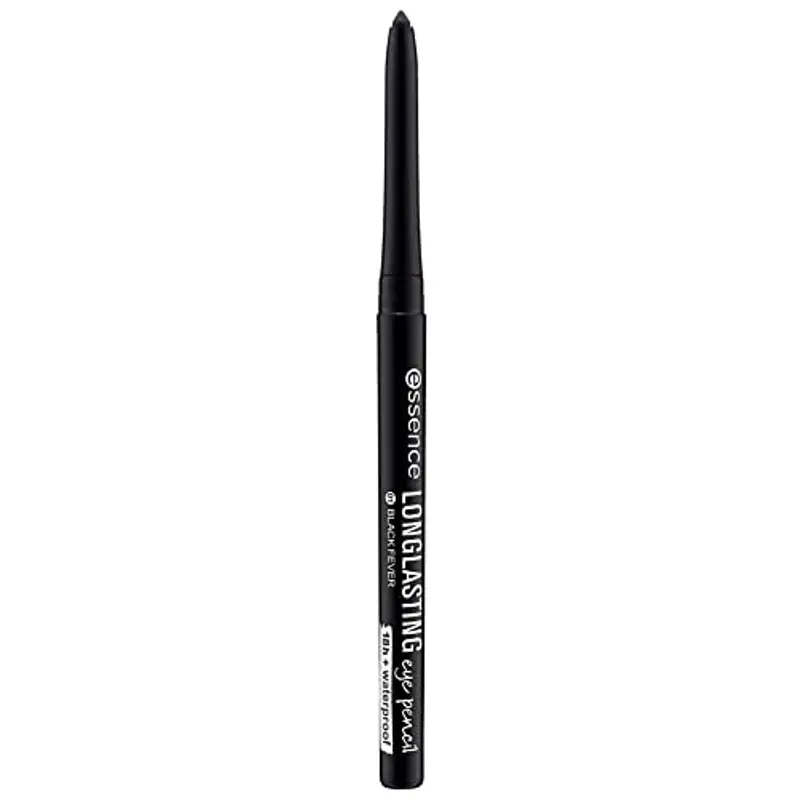 Essence Longlasting - Matita occhi lunga tenuta, 0.28 g, Nero (01 Black Fever), 1 pezzo miniatura 2