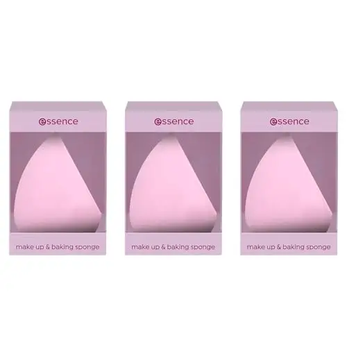 Essence Make up & Baking Sponge, Spugna per trucco, n. 01, senza nanoparticelle, confezione da 2 miniatura 2