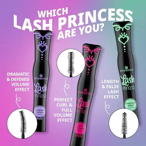 essence - MASCARA LASH PRINCESS PER CAPELLI RICCI E VOLUME 12 ML miniatura 3
