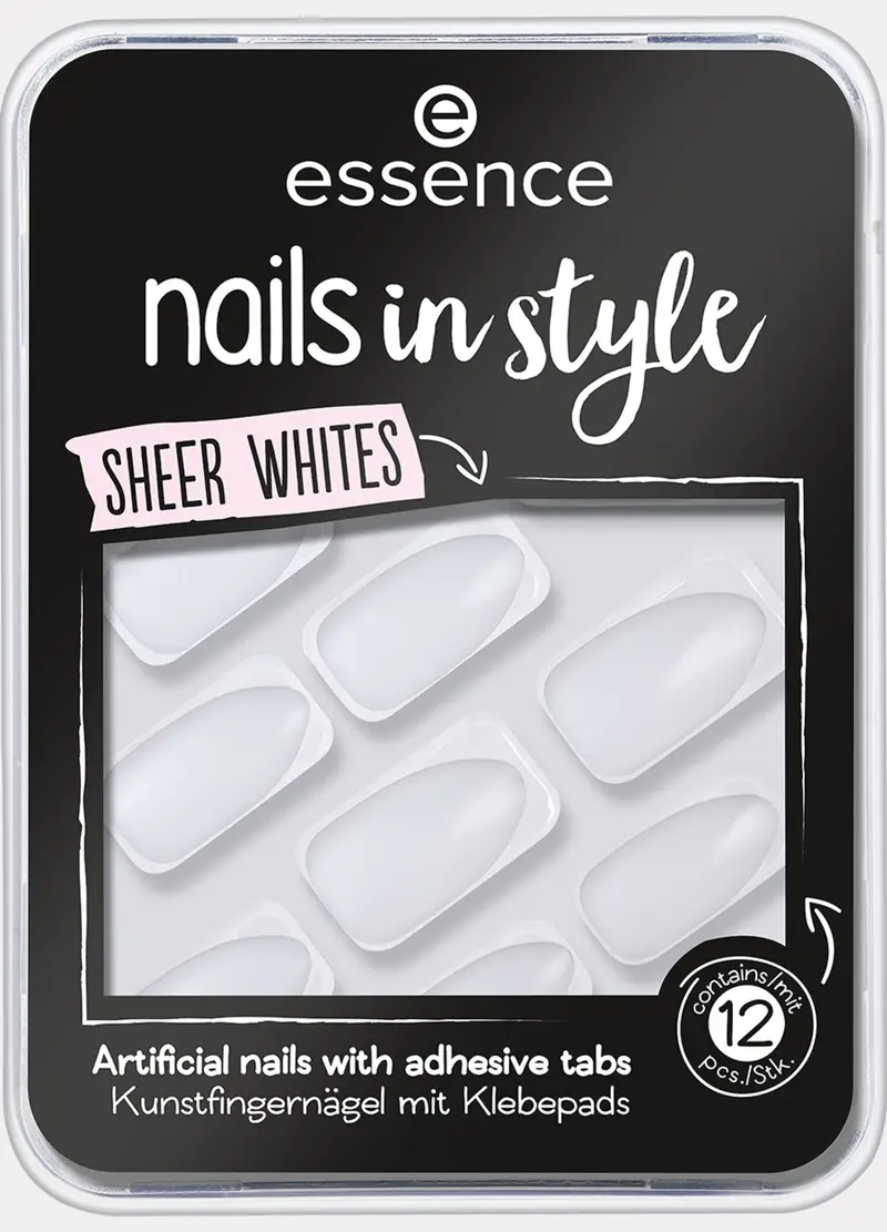 Essence Nails In Style Unghie Finte 11, Donna, Trasparente