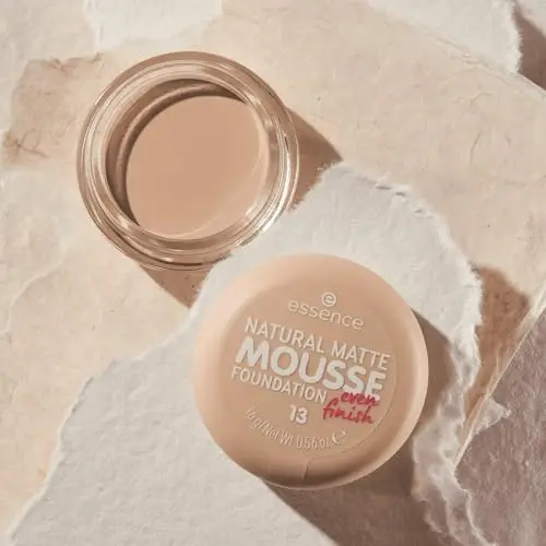essence NATURAL MATTE MOUSSE FOUNDATION, N. 13 - Fondotinta effetto nude, opacizzante, coprente, risultato espresso miniatura 2
