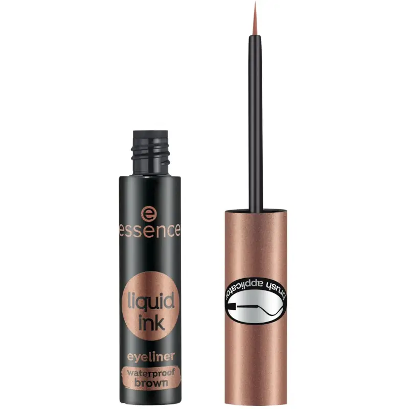 Occhi LIQUID INK eyeliner waterproof 02-Ash brown - Eyeliner