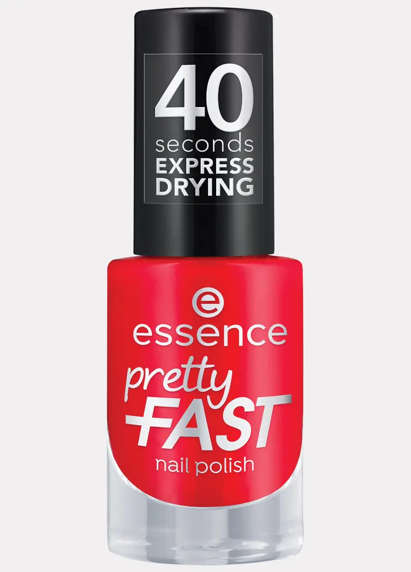 Essence Pretty Fast Smalto Unghie 03, Unisex, Rosso
