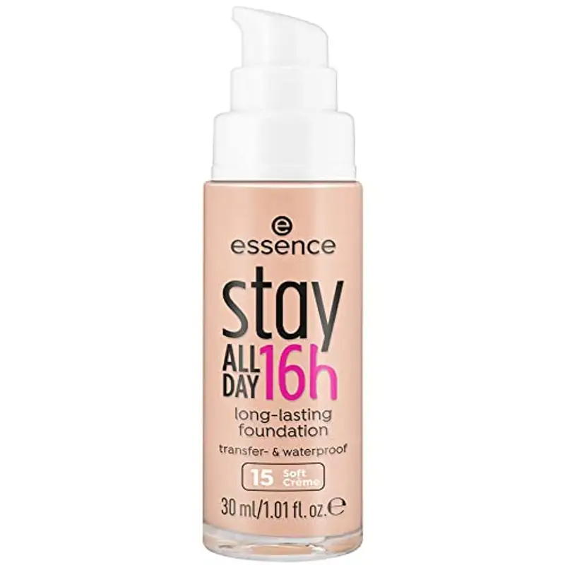 Essence Stay All Day 16H Long-Lasting Maquillaje, 15 Soft Creme miniatura 2