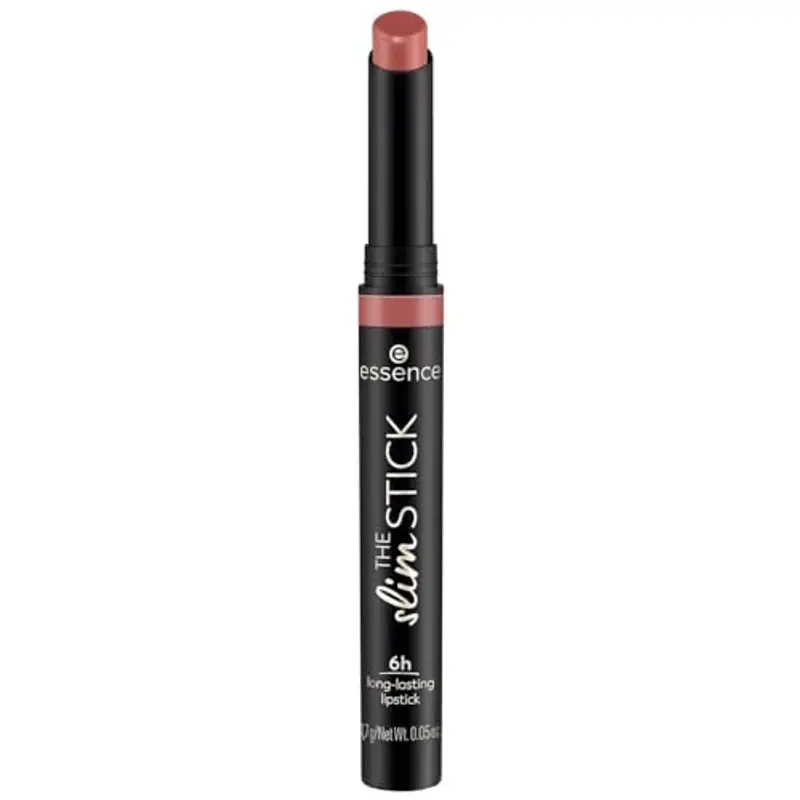 essence The Slim Stick n. 103 - Rossetto, colore beige nude, lunga durata, nutriente, effetto immediato, colori intensi, opaco, vegano, senza profumo, senza alcool, senza parabeni, 1 confezione da 1,7