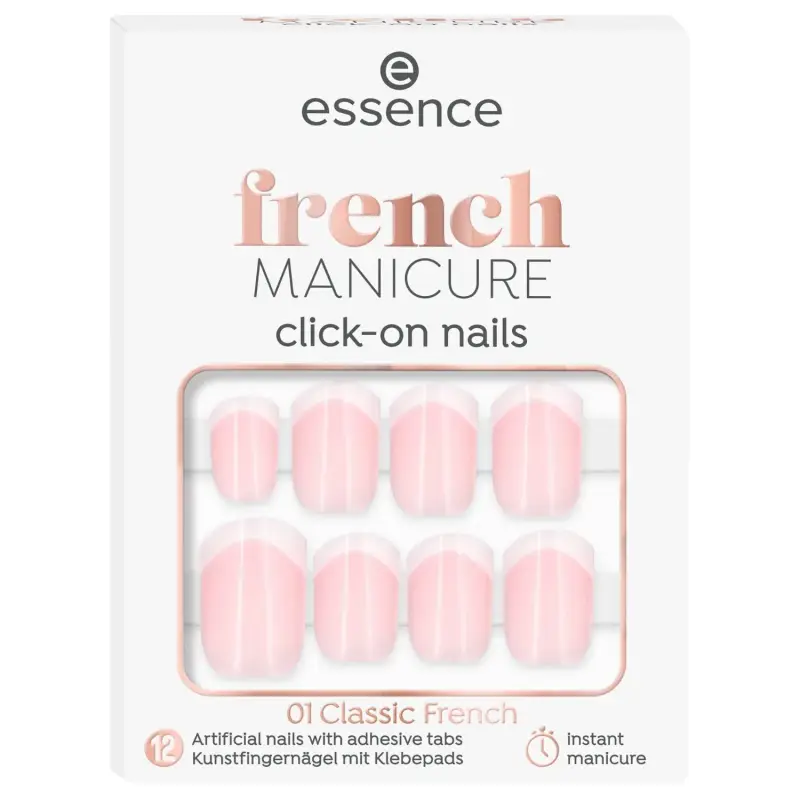 Unghie FRENCH MANICURE unghie finte 01-Classic French - Unghie finte