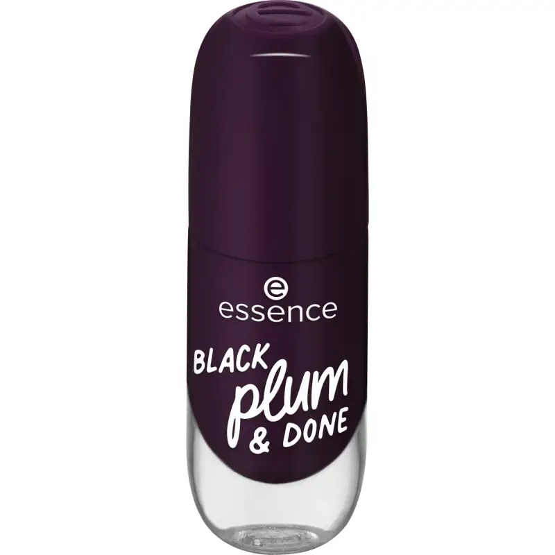 Unghie GEL NAIL smalto unghie effetto gel black plum & done - Smalto gel e semipermanente miniatura 2