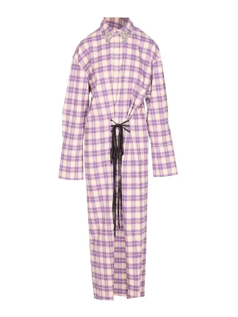 Abito camicia Jid viola