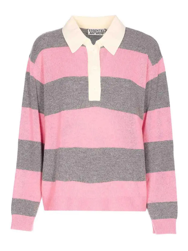 Jarn Rosa E Grigio A Righe