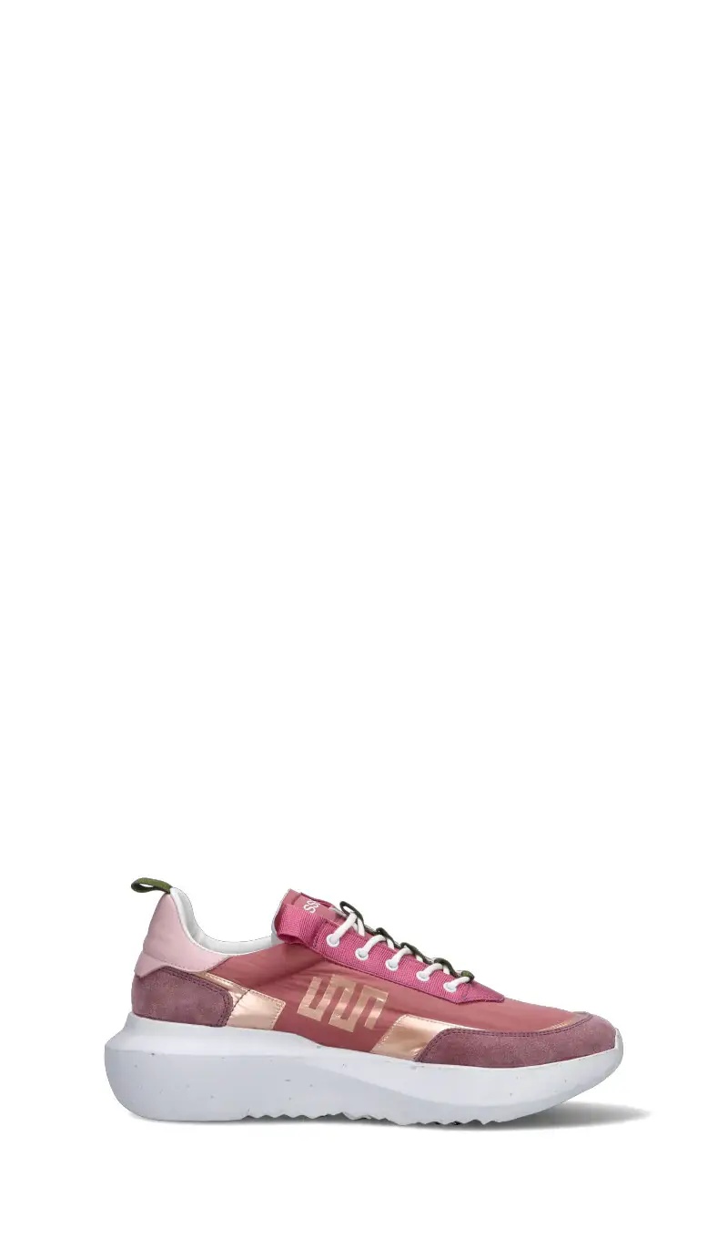 Sneaker donna rosa in suede Vario