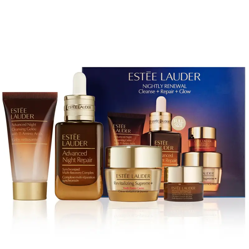 Advanced Night Repair NIGHTLY RENEWAL SET - cofanetto notte - Trattamento antietà pelli mature,Siero antirughe,Cofanetto antirughe